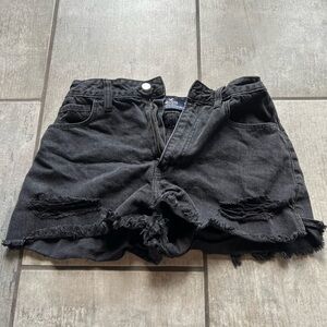 Black Hollister Jean shorts 3” NEVER WORN